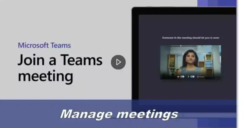 Manage meetings