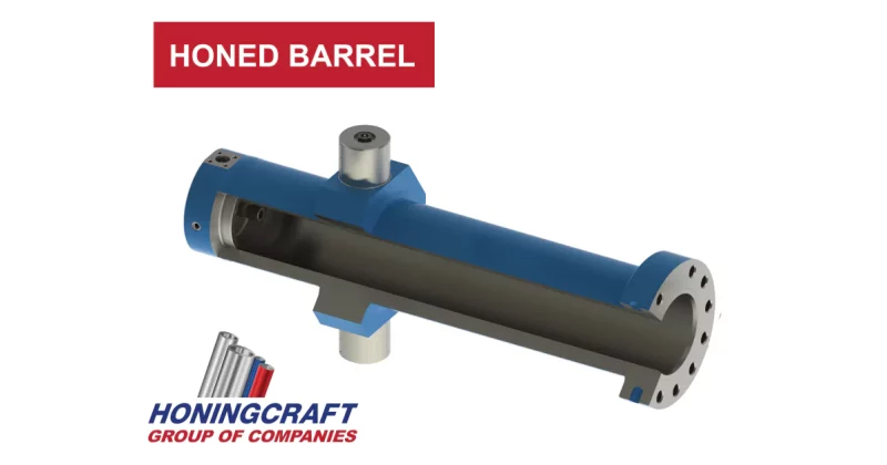 Reduce hydraulic cylinder manufacturing lead time with a Honed Barrel from Honingcraft