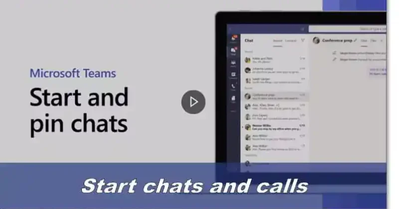 Start chats and calls